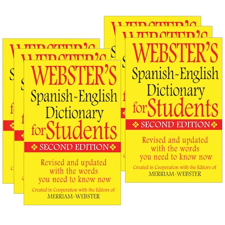 Webster Spanish-English Dictionary for Students, Second Edition, PK6 9781596951655